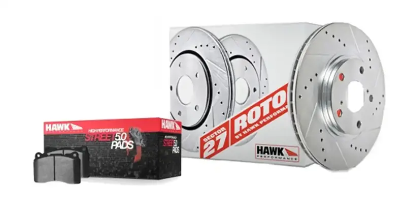 Hawk Performance Sector 27 Rear Brake Kit With Hps 5.0 Pads (Hk5076.194B) 1