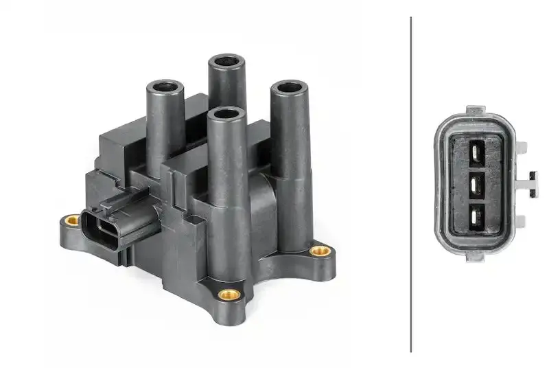 Hella Ignition Coil – High-Performance Replacement For Multiple Applications, Part #358057851 1