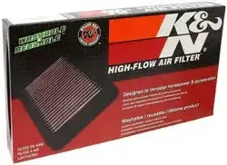 K&N High-Flow Replacement Air Filter – Washable, Reusable, Performance-Oriented Design 1