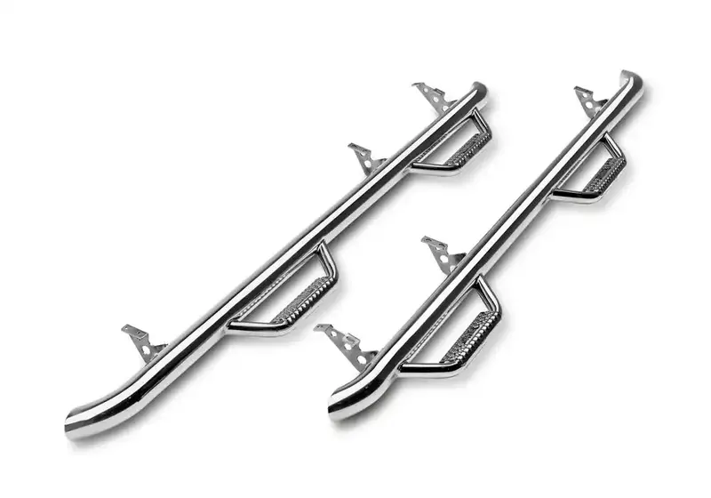 N-Fab D0289Qc-Ss Weld-To-Weld Nerf Step For Ram 1500 (2002–2008) And 2500/3500 (2002–2009) – 6'4" Quad Cab, Stainless Steel 1