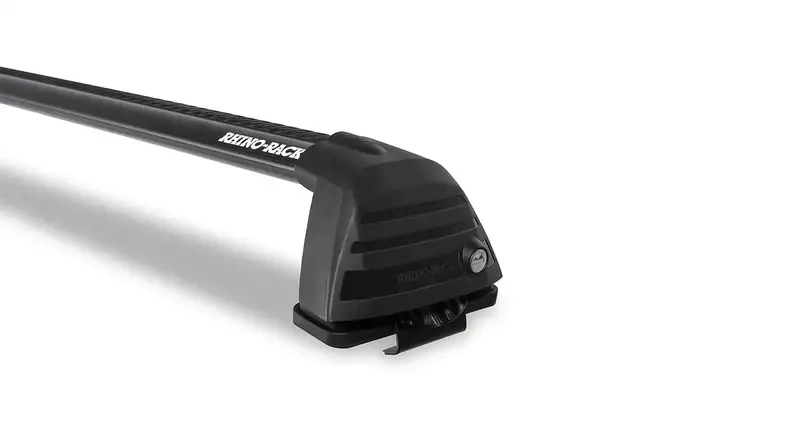 Rhino-Rack Rv0624B Vortex Roc25 Flush-Mount Black Roof Rack – 2-Bar Low-Profile System 1
