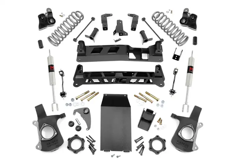 Rough Country 6-Inch Suspension Lift Kit With No-Torsion Drop And M1 Monotube Shocks 1