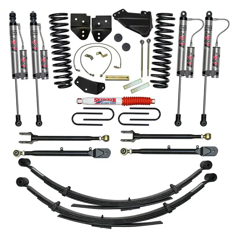 Skyjacker 4-Inch Lift Kit For Jeep Grand Cherokee – Includes Adx 2.0 Remote Reservoir Monotube Shocks (F54024Ks3-X) 1