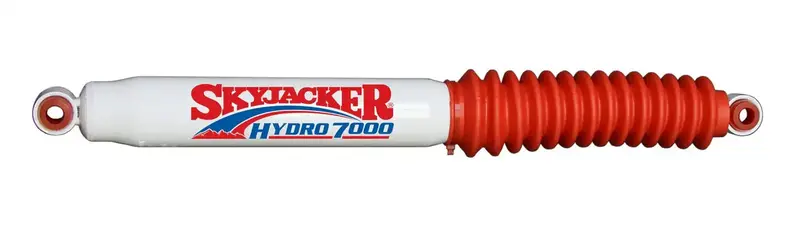 Skyjacker H7051 Hydro Shock Absorber – Red Protective Boot, Off-Road Tuned Hydraulic Damping 1