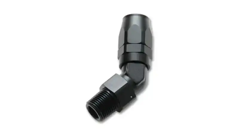 Vibrant -8An Male Npt 45° Hose End Fitting – 3/8-Inch Npt Threaded 1