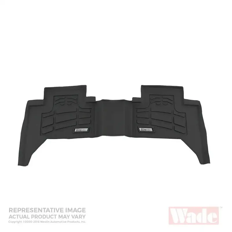 Westin Sure-Fit Rear Floor Liner – Durable Black Interior Mat For Multiple Vehicles (72-112038) 1